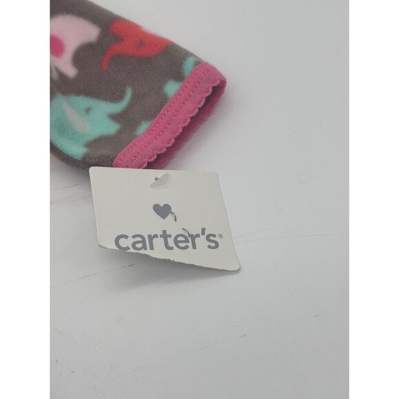 Carters Baby Elephant Fleece Footed Sleep & Play Pajamas 3 Months - Picture 4 of 8